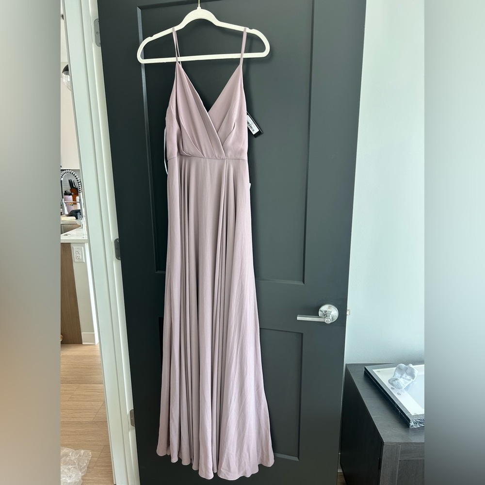 NWT Lulus Taupe Maxi Dress